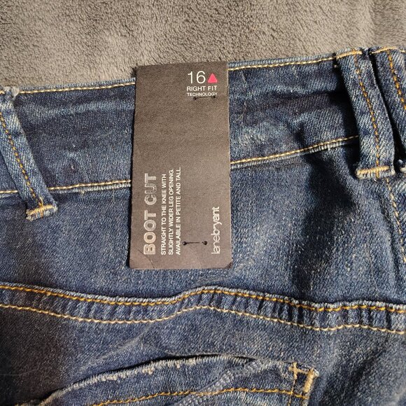 Lane Bryant Distinctly Boot Dark Wash Jeans Size 16 - Picture 7 of 9